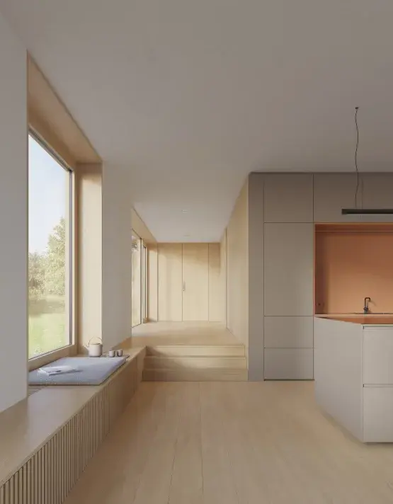 Vzorek dubového dřeva z kolekce Smoke v elegantním šedohnědém odstínu s jemnou kouřovou patinou a přirozenou kresbou, která dodává materiálu moderní a nadčasový vzhled.