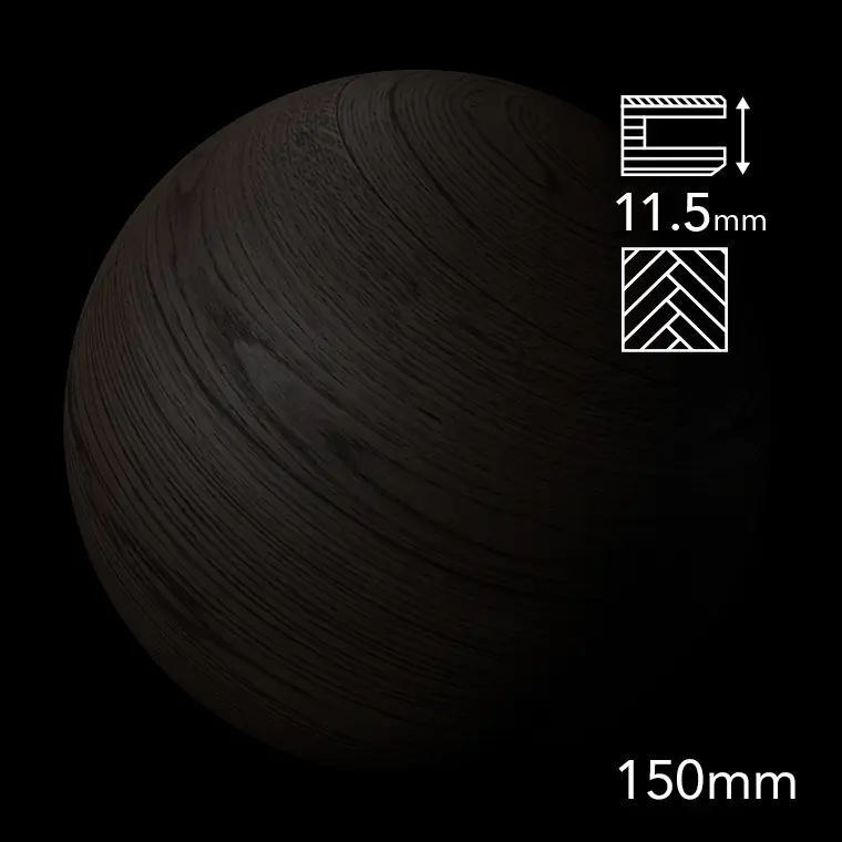 OAKCENT Dark Matter - Deep BLACK Dub Rustic 12x155