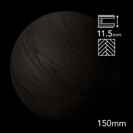 OAKCENT Dark Matter - Deep BLACK Dub Rustic 12x155
